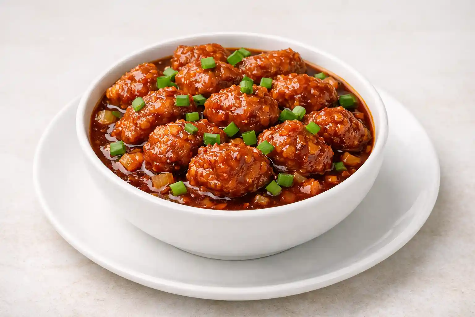 Chicken Manchurian - Full Plate - Quality Food Kuli
